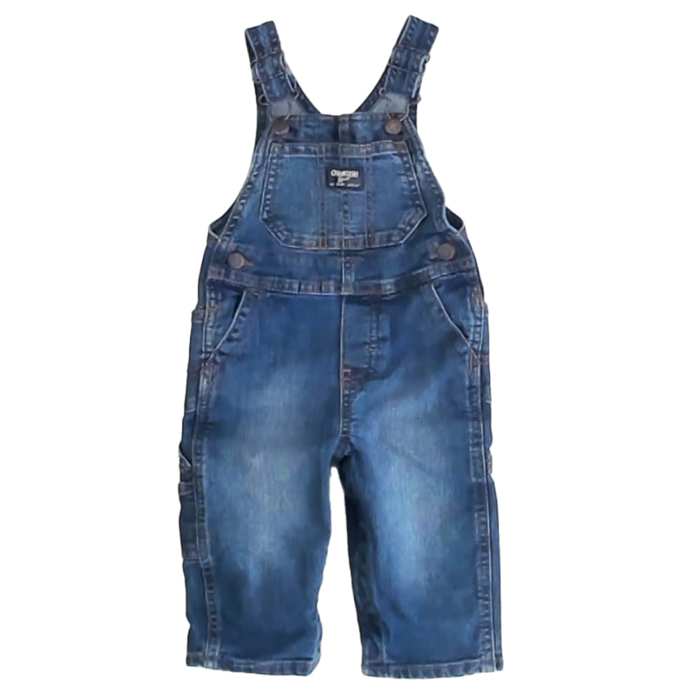 Osh Kosh Boys Blue Overalls size: 12 Months